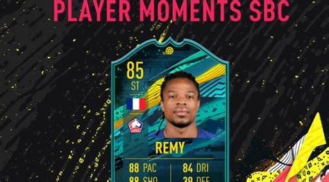 Fifa 20 Remy 85 Player Moments Sfida Creazione Rosa