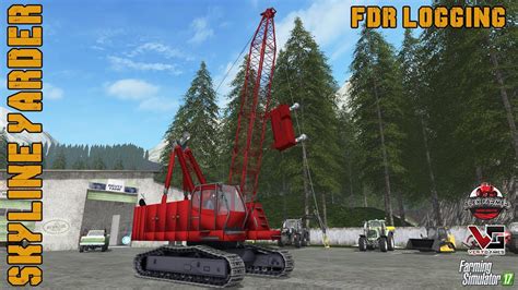 Teleferica Logging Cableway Fdr Modding Farming Simulator 2017