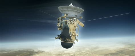 Nasas Cassini Spacecraft At Saturn Nears Fiery Finale The Boston Globe