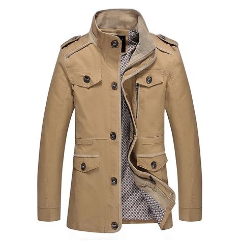Smart Casual Business Long Jackets For Men Hot New Arrive Mens Winter