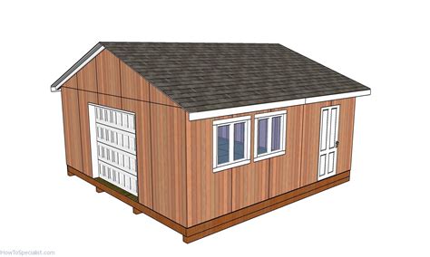 20×20 Shed Plans Howtospecialist How To Build Step By Step Diy Plans