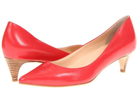 Cole Haan Air Juliana Pump Cherry Tomato Womens Kitten Heels Shoes