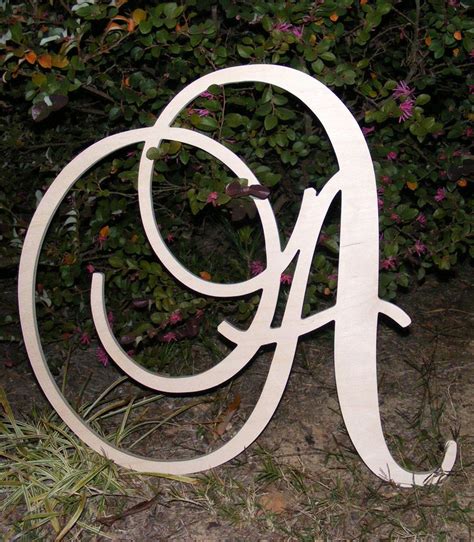 24 Large Wooden Wall Letters Monogram Letters Wedding Decor Letters