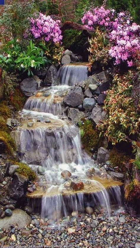 It's not common to have multiple water bodies in a garden or backyard, but if you do have several ponds, you can connect them with waterfalls. Small Waterfall Pond Landscaping For Backyard Decor Ideas 93 | Water features in the garden ...