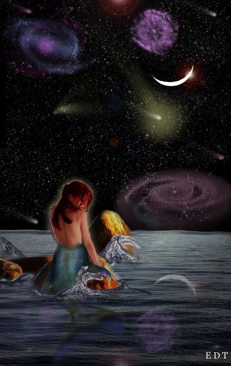 Night Mermaid By Eloradaphne On Deviantart