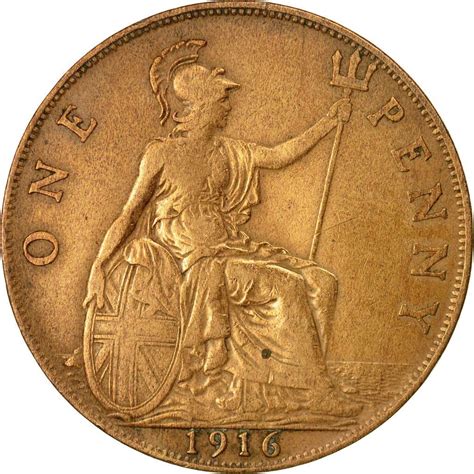 Penny 1916, Coin from United Kingdom - Online Coin Club