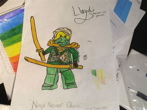 My Lloyd Drawing By Itsmegracee Ninjago Lego Ninjago Lloyd