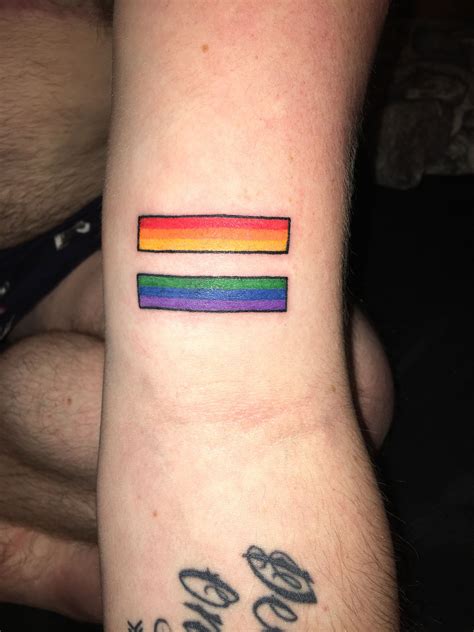 Lgbtq Equality Tattoo Equality Tattoos Tattoos Triangle Tattoo