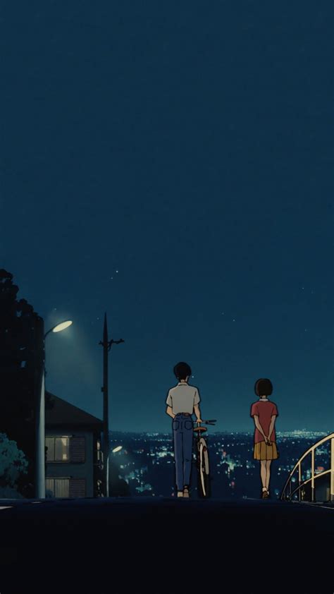 Wallpaper Anime Couple Studio Ghibli Cinta Hidup 1080x1920