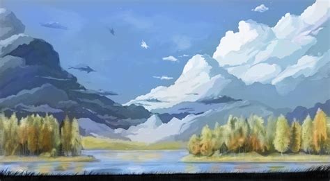A New Landscape Reproduction Ive Made Rprocreate