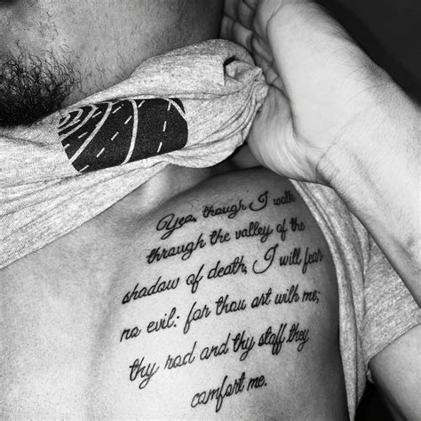 Psalm 234 Life Tattoos Tattoo Quotes Psalm 23 4