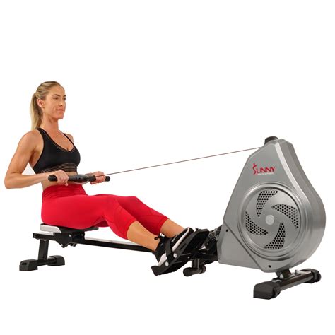 Sunny Health And Fitness Air Magnetic Rowing Machine With Device Holder