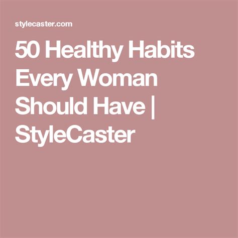 pin on 50 ideas that a women should have