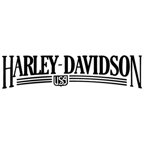 Sticker Moto Harley Davidson Usa Logo