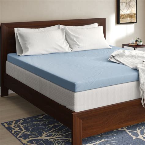 This layer will also allow the sleeper to sink into the mattress for pressure relief and provide some contouring to the body. White Noise 3" Gel Memory Foam Mattress Topper & Reviews