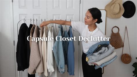Decluttering My Entire Closet Minimalism Capsule Wardrobe Tips For