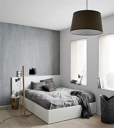 La chambre grise et blanche est élégante et facilement adaptable à n'importe quel type de meubles. Comment aménager une chambre d'ado garçon - 55 astuces en ...