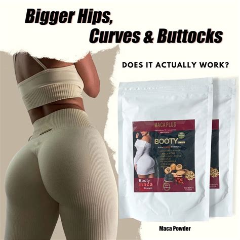 Booty Maca Plus Powder 200g Dietary Supplement For Hips And Butt E Ginax Store