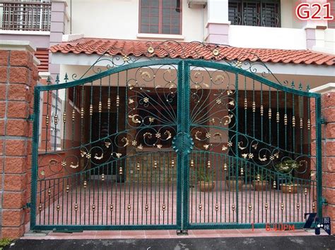 Simple Wrought Iron Gate Design Johor Bahru Johor Jaya Masai Ulu