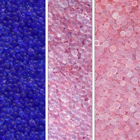 Silica Gel Beads Indicating Blue To Pink
