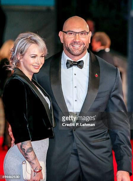 Dave Bautista Sarah Jade Photos And Premium High Res Pictures Getty