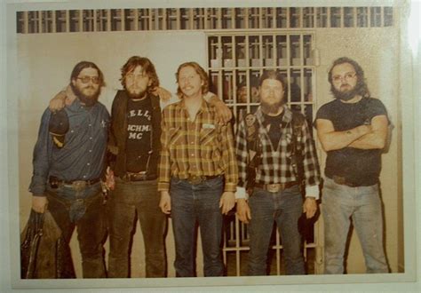 Rare Chicago Police 1970s Hells Henchmen Motorcycle Club Members