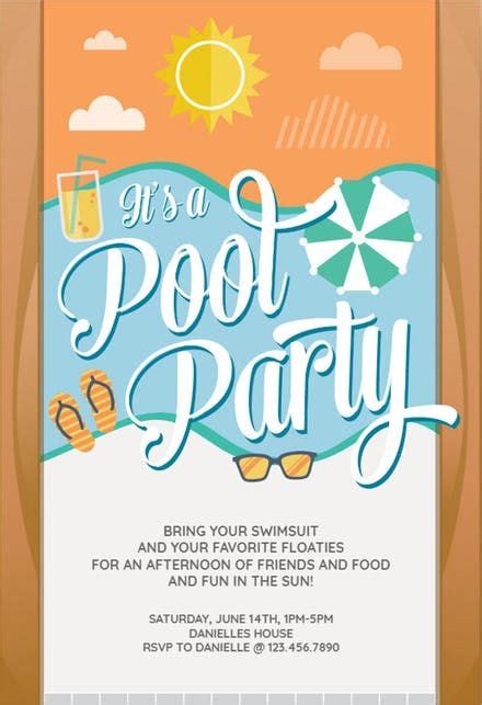 Its A Pool Party Pool Party Invitation Party Swimming Pool Summer Pool Party Pool Birthday