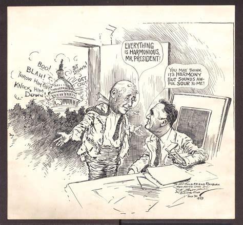 Political Cartoon Of Sam Rayburn By Ck Berryman View 1