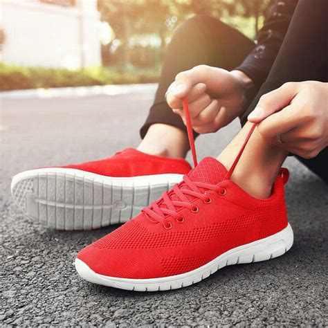 2019 Spring Low Running Shoes New Men Lace Up Mesh Casual Shoes Mens