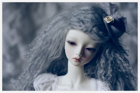 Wallpaper Model Dress Blue Fashion Hair Toy Skin Doll Beauty