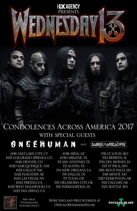 Condolences Across America Tour Wednesday 13 Wiki Fandom