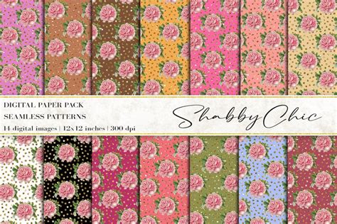 Shabby Chic Digital Papers 1959173