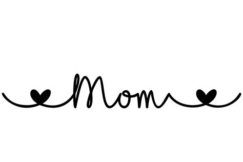 Mom Heart Font Graphic By Am Digital Designs · Creative Fabrica