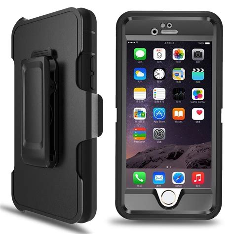 Mblai Iphone 6 Case Iphone 6s Case Defender 4 Layers Rugged Rubber