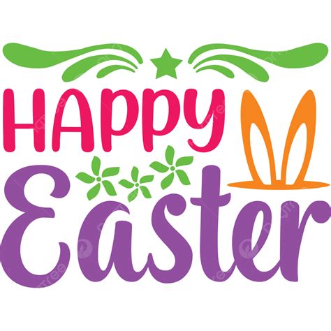 Happy Easter Cross Clipart Transparent Png Hd Happy Easter Cut Svg