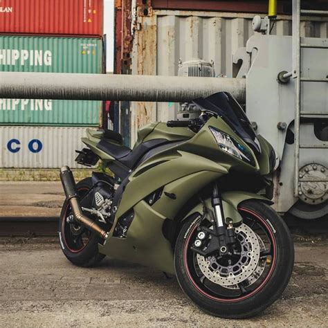 Bike Life On Instagram Military Green Yamaha Yzf R6 2012 😍 📷 Owner