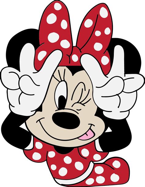 Minnie Mouse winks - visit www.svgcoop.com to download for free