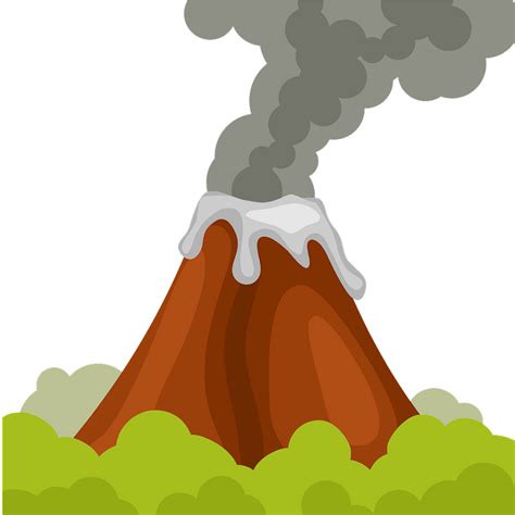 Free Clipart Volcano Eruption Pictures