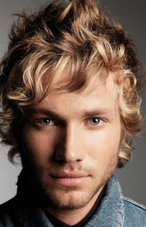 At his har's longest length, styles' curly locks extended past his shoulder in a perfectly miskept fashion. Men's Blonde Hairstyles for 2012 | Sandy blonde hair ...