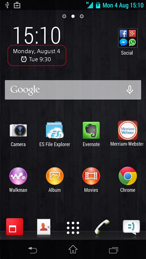 Changing Font Of Xperia Sp Stock Clock Widget Android