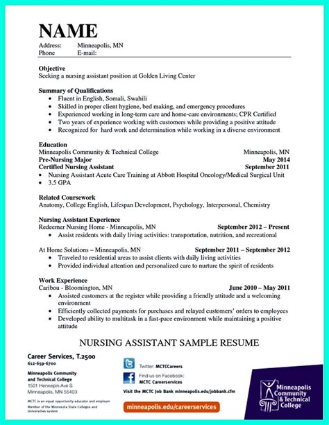 Nursing (and healthcare) resume examples. Impress the Employer with Great Certified Nursing ...