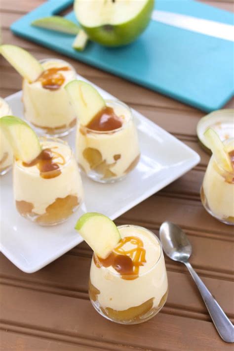 Caramel Apple Cheesecake Pudding Shots Thats So Michelle Pudding Shots Dessert Shots