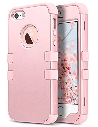 All Rose Gold Iphone Se Case Pandawell Shockproof Hybrid High Impact
