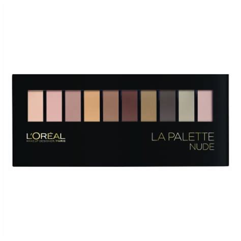 Loreal Paris Colour Riche Nude La Palette Eye Shadow 062 Oz Kroger