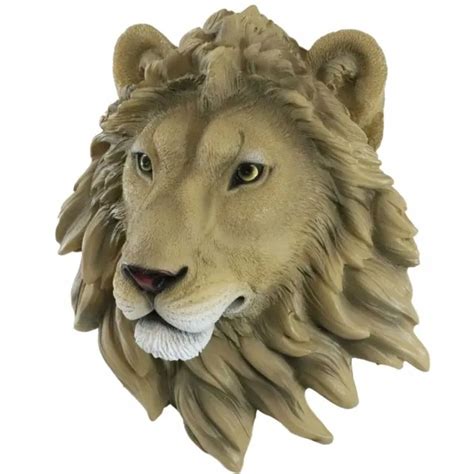 World Of Wonders Simba Safari King Of The Jungle Lion Head Wall Plaque