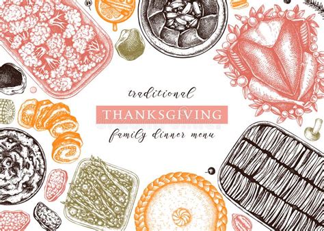 Christmas isn't christmas without turkey, but sometimes a whole roast bird isn't suitable for your festive dinner. Thanksgiving Day Dinner Menu Design In Color. Roasted ...