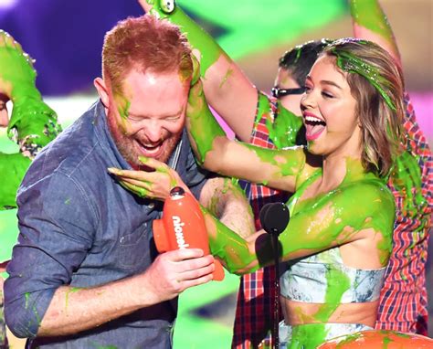 Sarah Gave Him Some Extra Love With A Smile Slimed Celebrities At