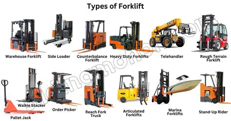 Complete Guide On Different Types Of Forklifts Names And Pictures