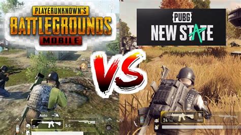 Pubg Mobile Vs Pubg New State Comparison Which One Is Best Youtube