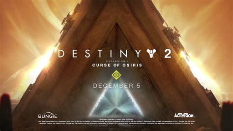 Destiny 2 Curse Of Osiris Expansion Receives Launch Trailer Available